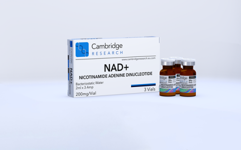 NAD+ 200 mg – Nicotinamide Adenine Dinucleotide (3 Vials) | Cambridge Research